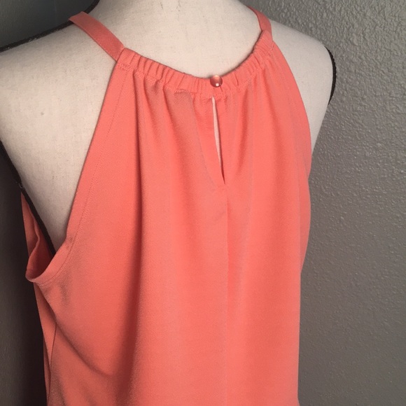 Coral High Neck Top - Picture 3 of 5